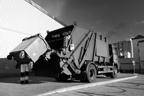 London waste removal team removing bulky garden items