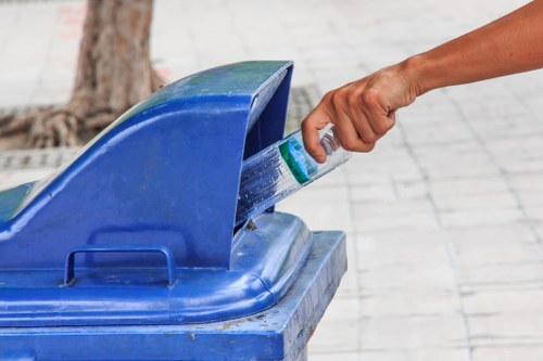 Safely disposing of garden waste in a London suburb