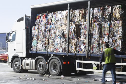 Recycling process for business waste