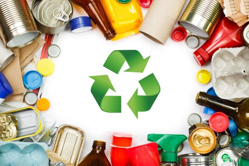 Variety of household items being cleared
